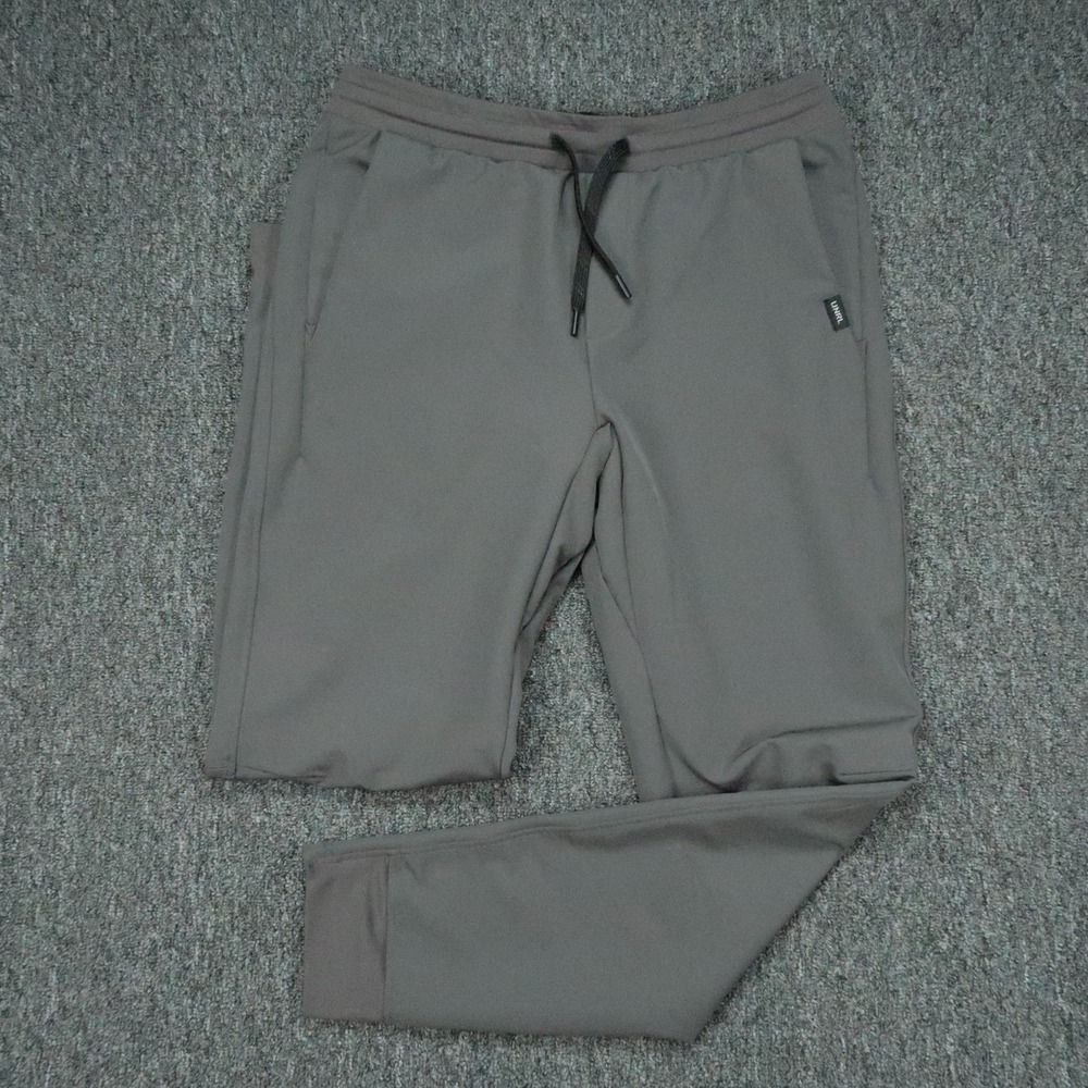 UNRL Pants Mens Medium Gray Performance Jogger Athletic Tapered Zip Pocket
